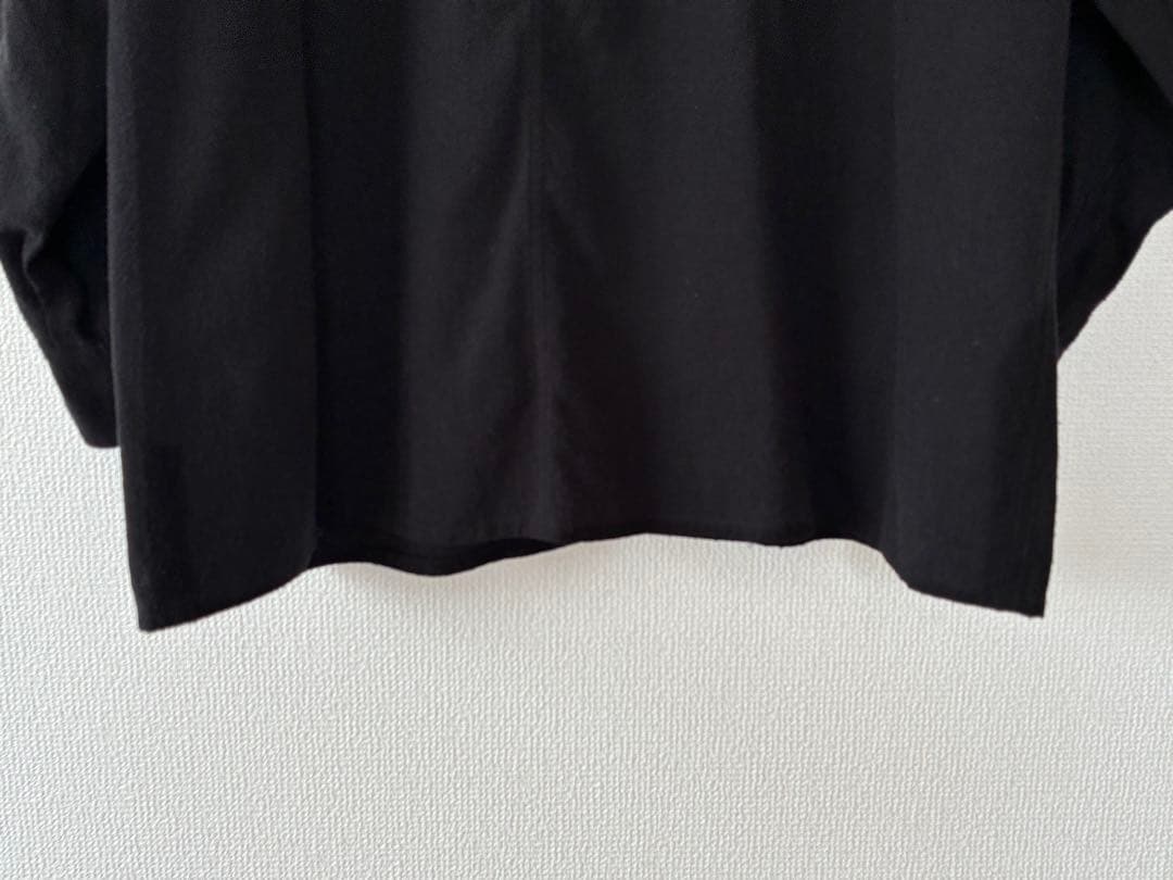 寺*ス様 COMOLI 24SS シルクノイル シャツジャケット BLACK 1