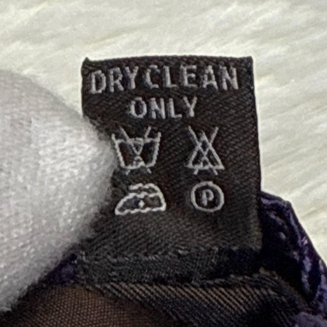 【未使用級】Celine ネクタイ　高級シルク　無地　パープル