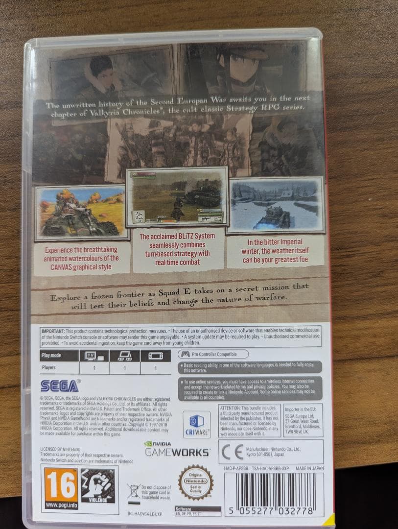 ヴァルキュリア クロニクルズ4 Nintendo Switch 海外版