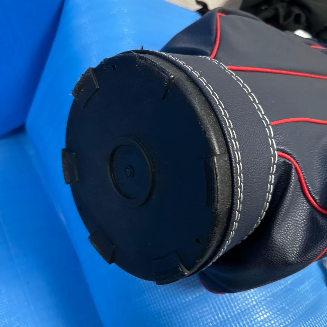 PRIVATE LABEL SPORTS キャディバッグ ネイビー/レッド