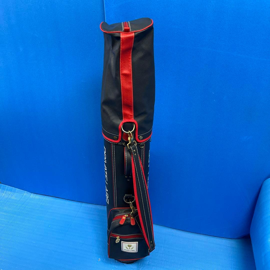 PRIVATE LABEL SPORTS キャディバッグ ネイビー/レッド