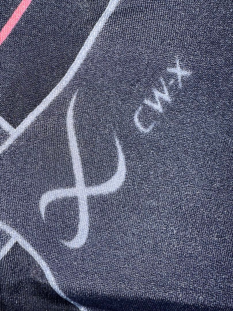 値下げ　CW-X ブラックタイツ カラフルライン　レディース