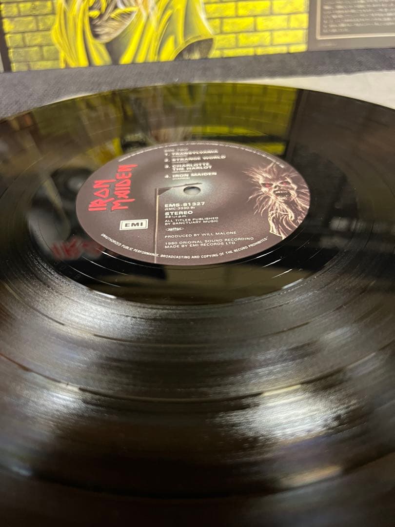 Iron Maiden 1980 日本盤LP 洋楽　美盤 EMS-81327