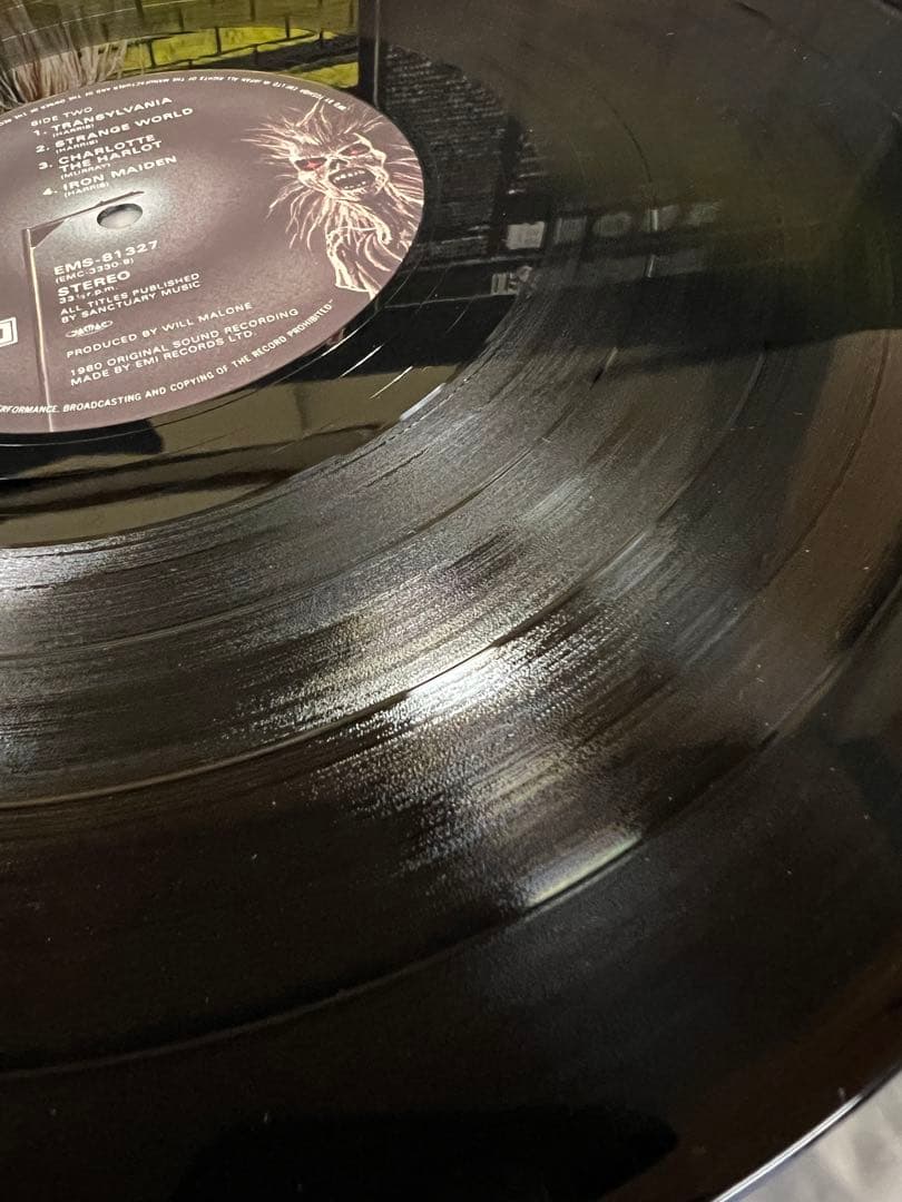Iron Maiden 1980 日本盤LP 洋楽　美盤 EMS-81327