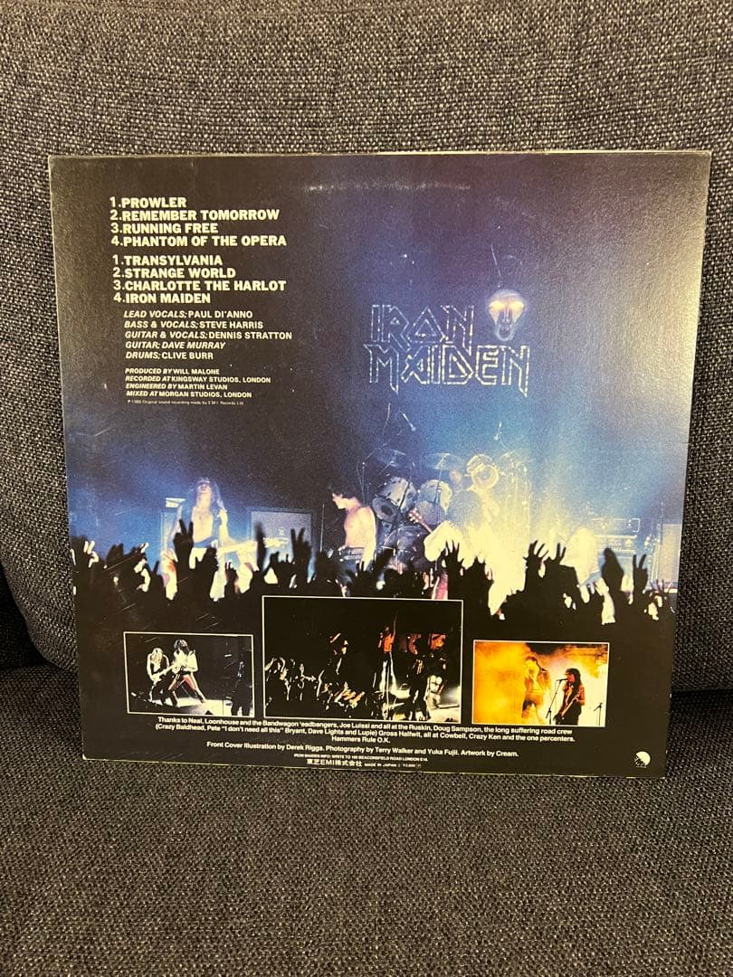 Iron Maiden 1980 日本盤LP 洋楽　美盤 EMS-81327
