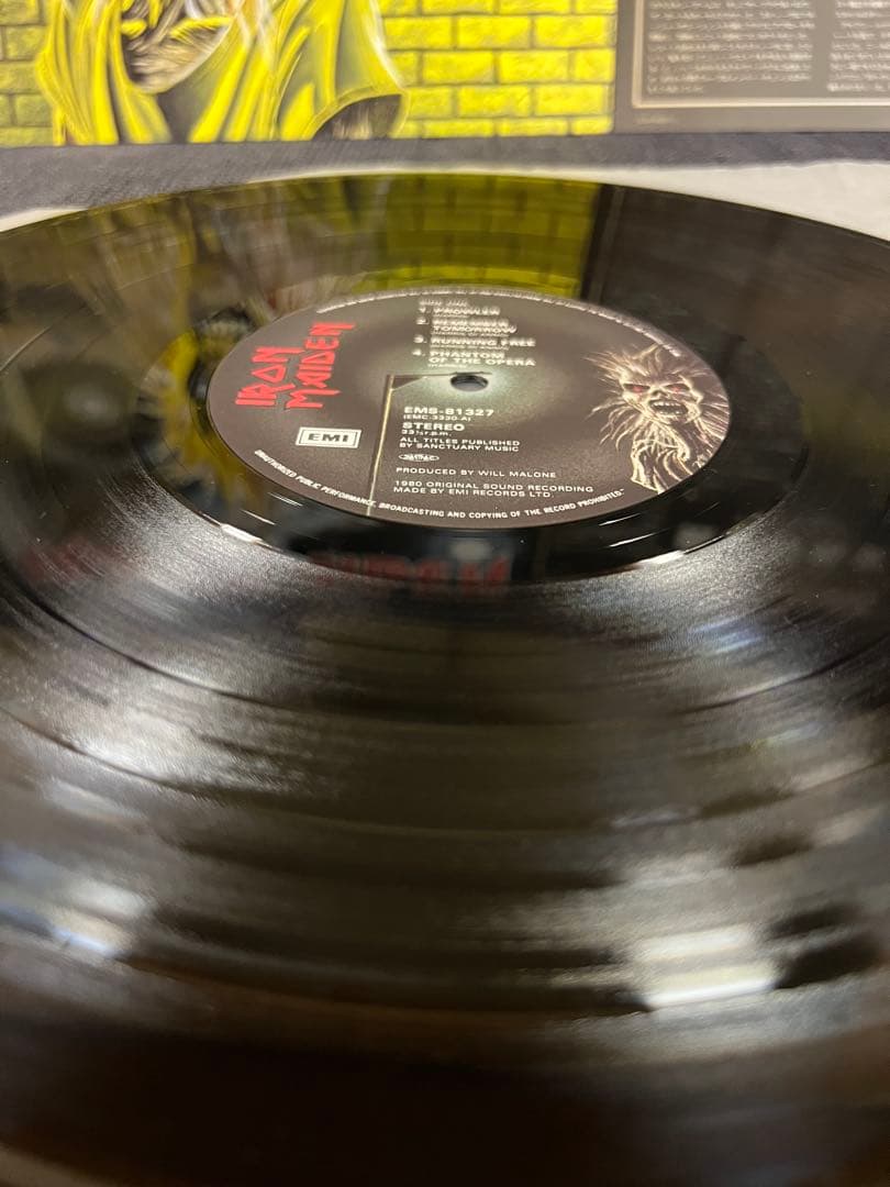 Iron Maiden 1980 日本盤LP 洋楽　美盤 EMS-81327