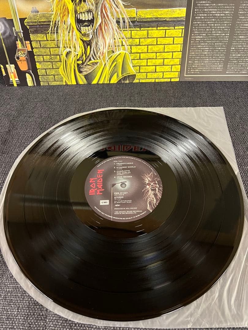Iron Maiden 1980 日本盤LP 洋楽　美盤 EMS-81327