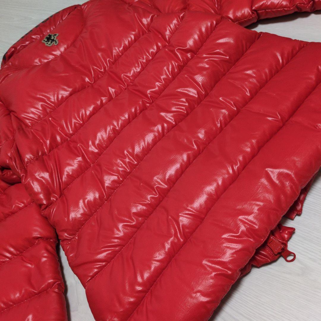 パーリーゲイツ 2way ダウンジャケット ベスト ゴルフ　ワッペン　レッド 赤