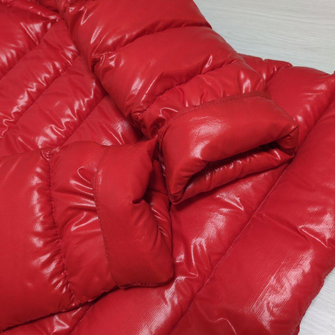 パーリーゲイツ 2way ダウンジャケット ベスト ゴルフ　ワッペン　レッド 赤