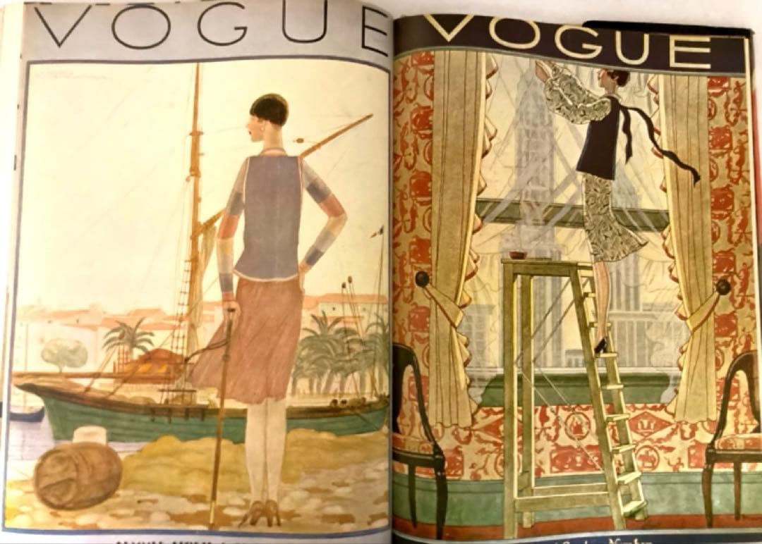 『VOGUE（ヴォーグ）』の1909〜1940迄の表紙 絶版・希少 洋書