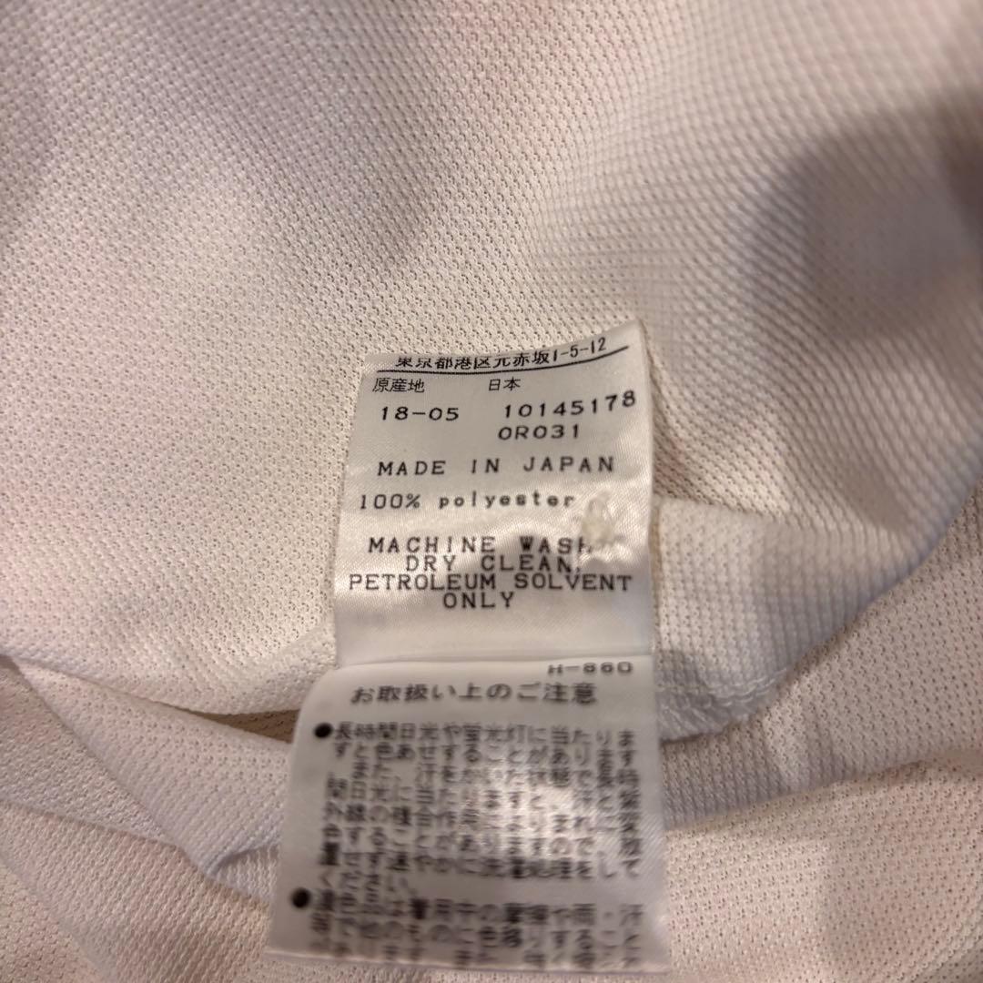 ★PEARY GATES★ L★白ポロシャツ★左右胸、左腕背中ロゴ有★美品★素敵