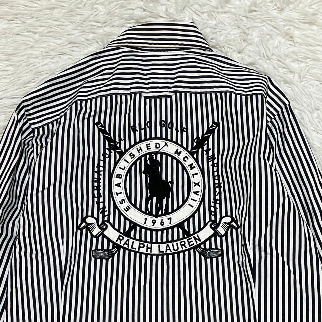 ラルフローレン ゴルフ ストライプ ワンピース チュニック ビッグポニー L