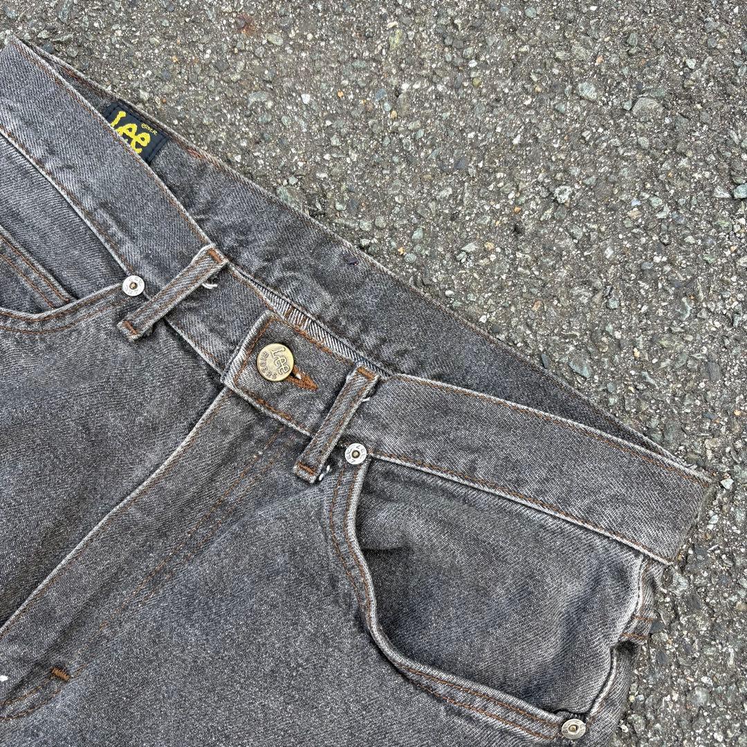 80s Lee 201 先染め ブラックデニムパンツ USA製 W31