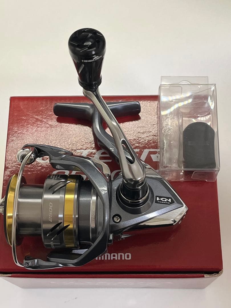 【美品・カスタム】シマノ 17 アルテグラ 2500HG HEIGHTENノブ付