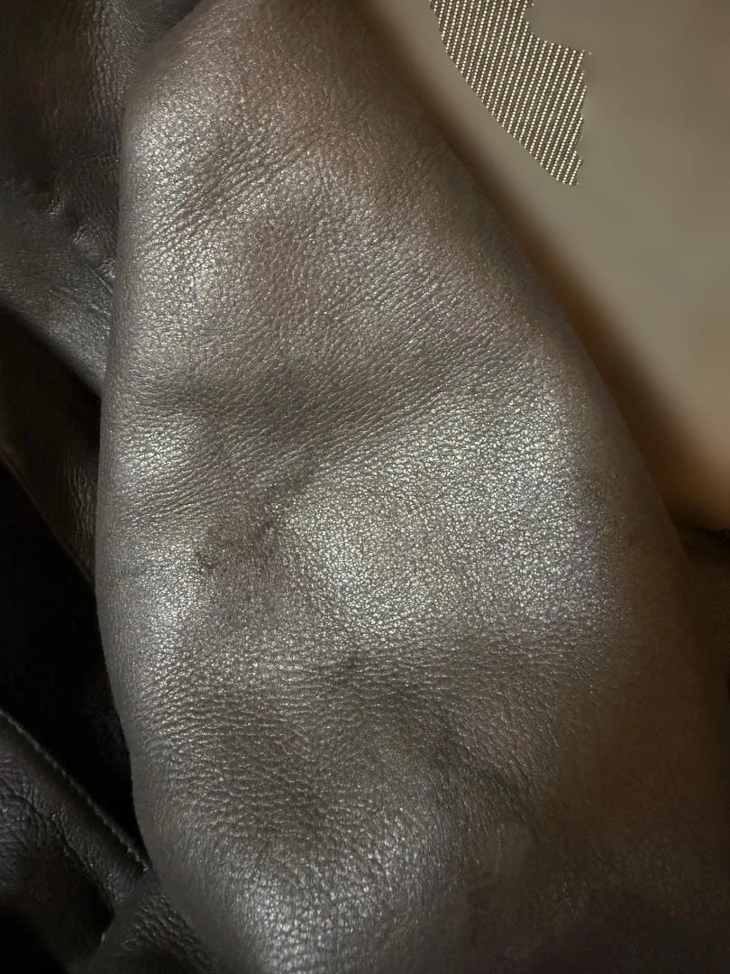 【中古】フェラガモ ガンチーニ ムートンコート メンズ 黒