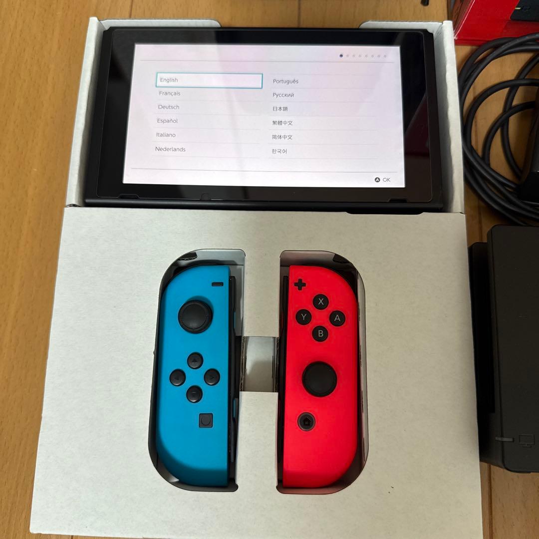 nintendo switch 本体 SDカード・ケース付き