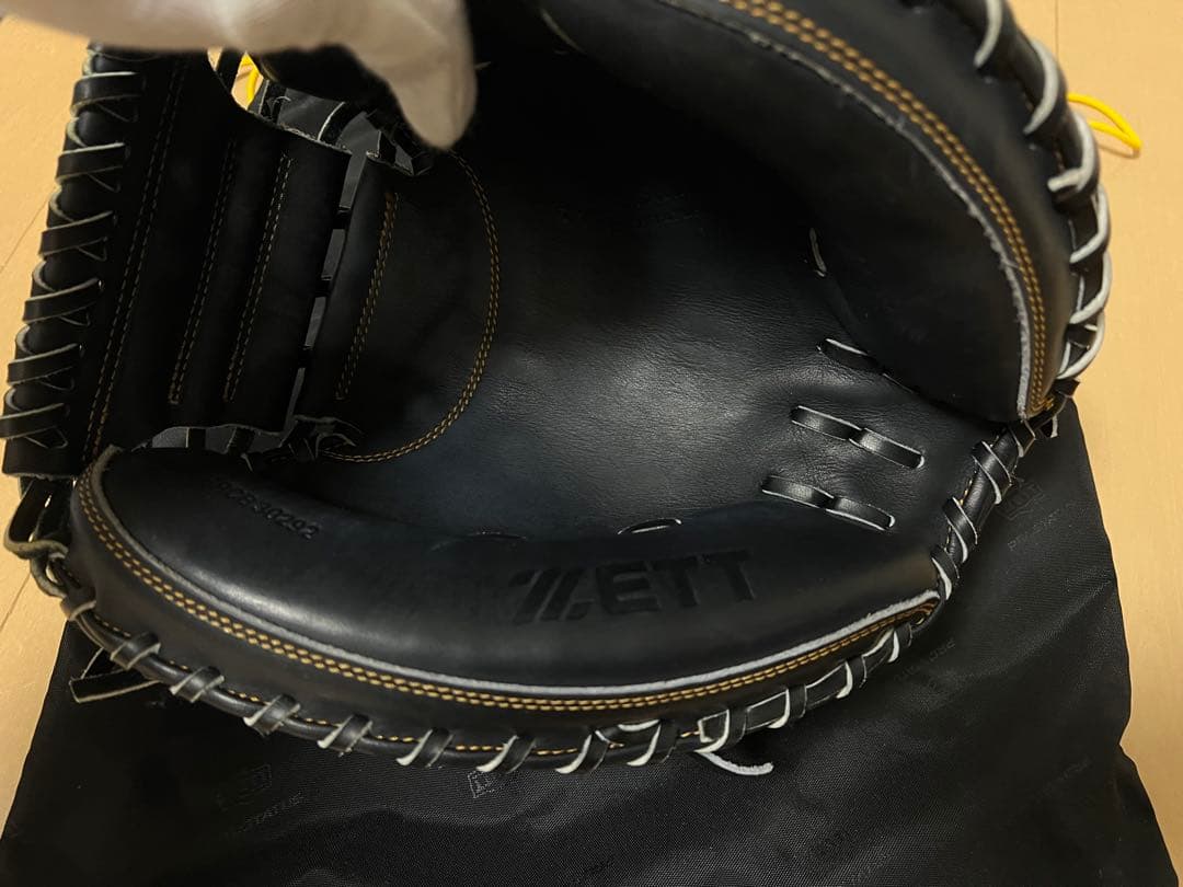 【美品】ZETT プロステイタス 軟式キャッチャーミット 小林型