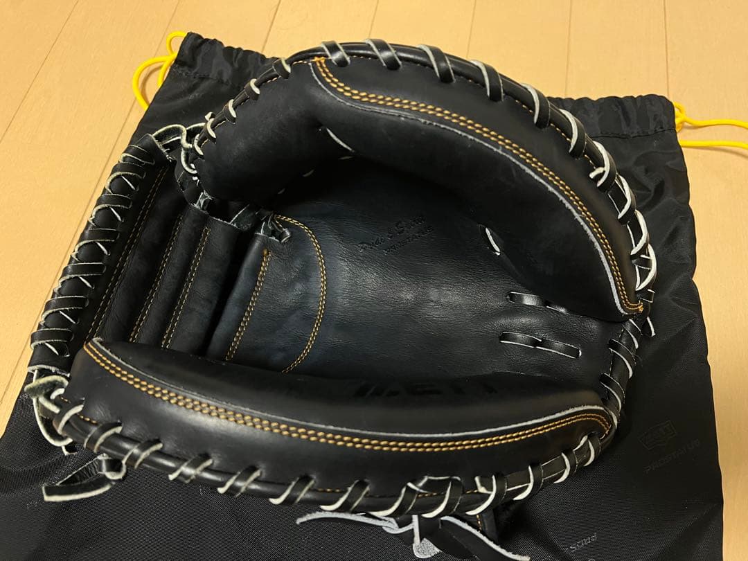 【美品】ZETT プロステイタス 軟式キャッチャーミット 小林型