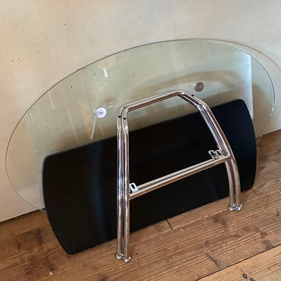 モダン ガラス センターテーブル