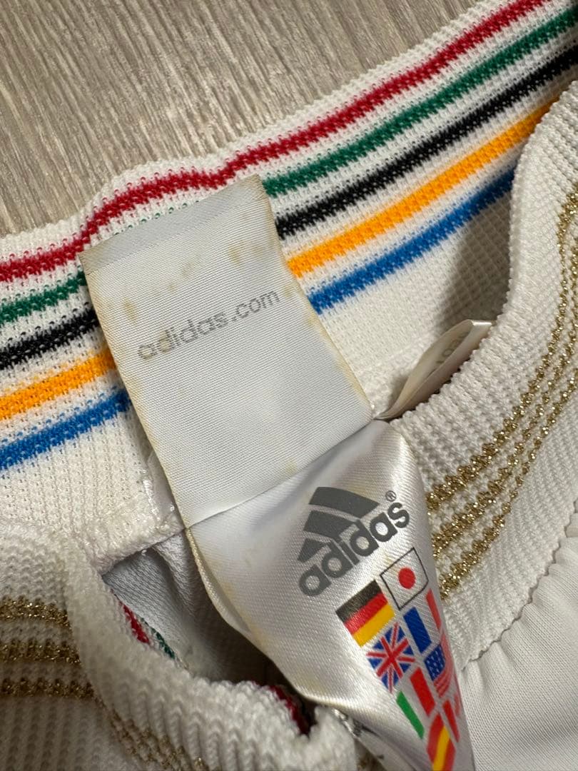 未着用タグ付 adidas ウォームアップジャージ 上下 レディース 汚れあり