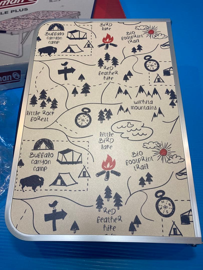 【未使用】Coleman ／コールマン ミニテーブルプラス キャンプマップ