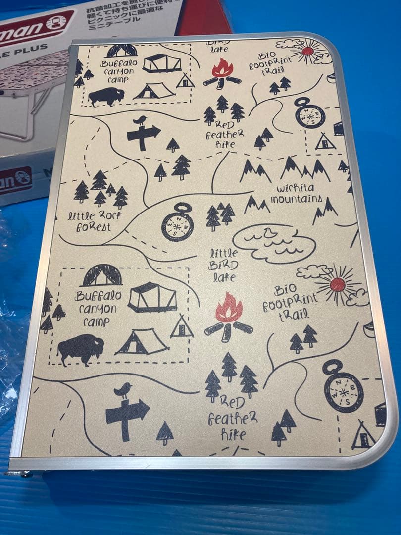 【未使用】Coleman ／コールマン ミニテーブルプラス キャンプマップ