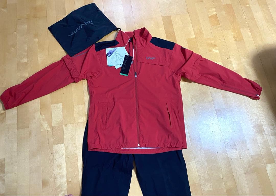 レインウェア ゴルフ ザ ワープ バイ エネーレ 新品未使用 高耐水圧 高浸透度