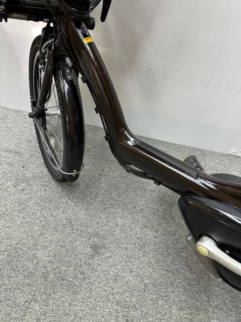 引き取り限定❗️3人乗り対応電動自転車　ブリヂストンアンジェリーノ 子供シート付き