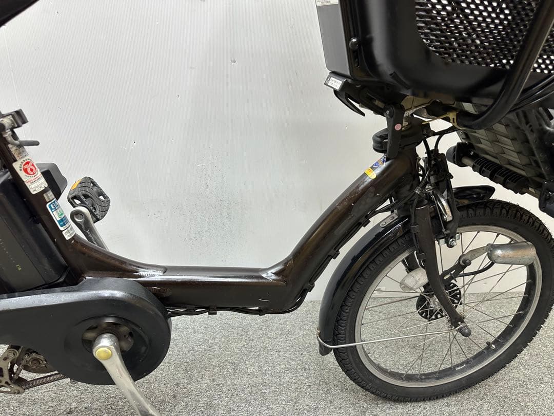 引き取り限定❗️3人乗り対応電動自転車　ブリヂストンアンジェリーノ 子供シート付き
