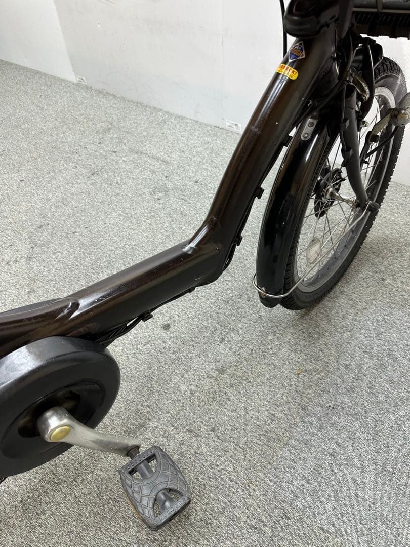 引き取り限定❗️3人乗り対応電動自転車　ブリヂストンアンジェリーノ 子供シート付き