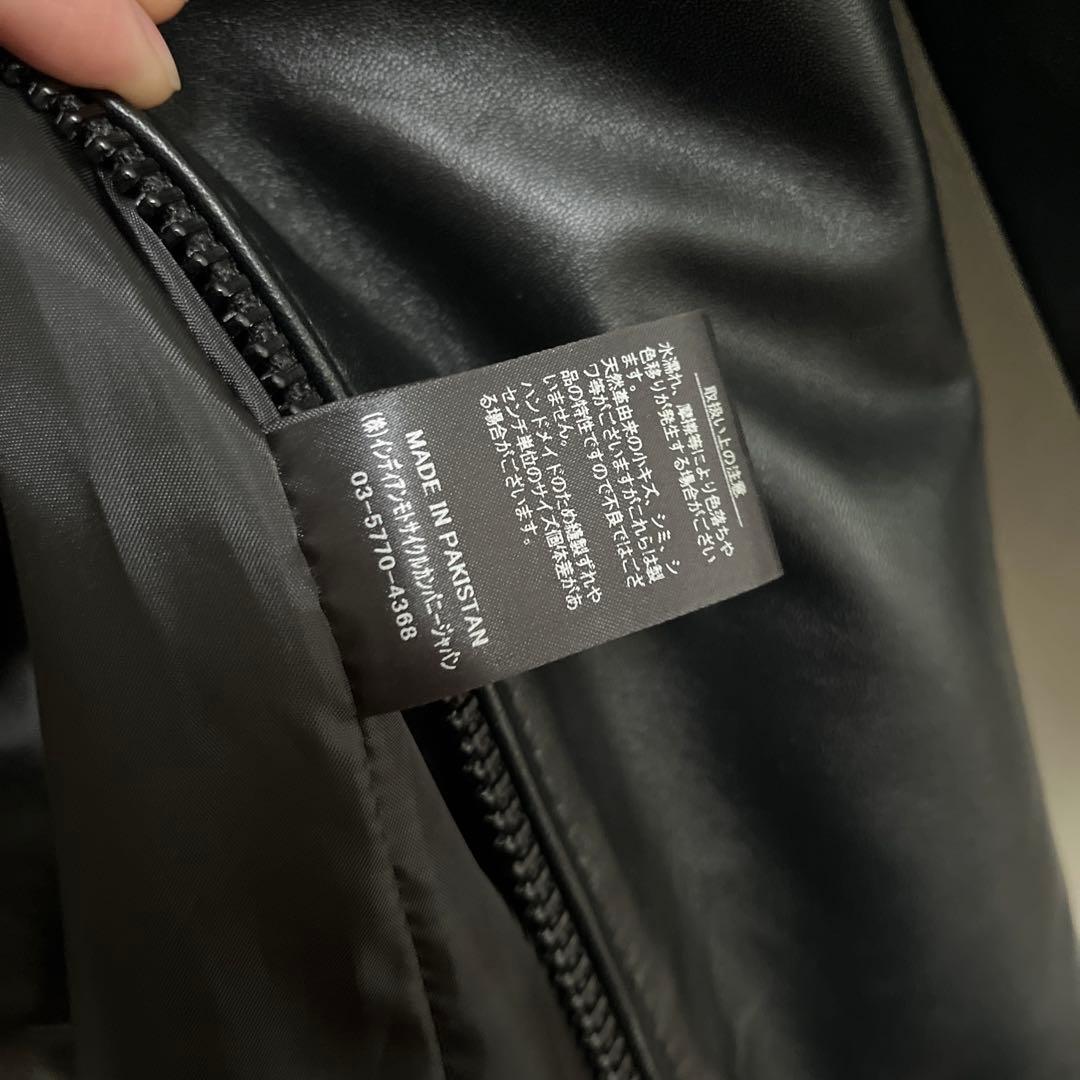 未使用　インディアンモーターサイクル　レザージャケット　ラム　羊革　メンズ