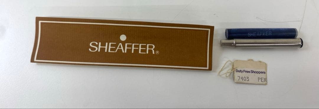 SHEAFFER シェーファー 万年筆 585 14Kマットブラック ケース付き