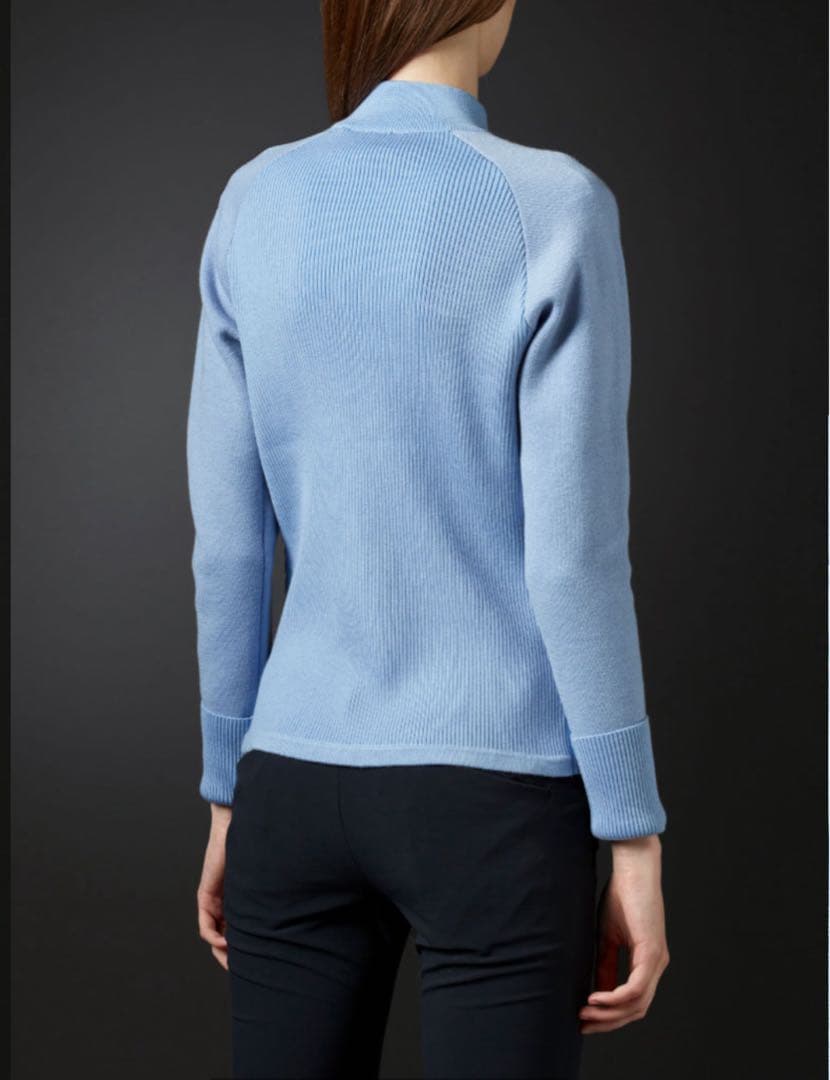 DESCENTE デサント フルジップ セーター M レディース 冬物 ニット