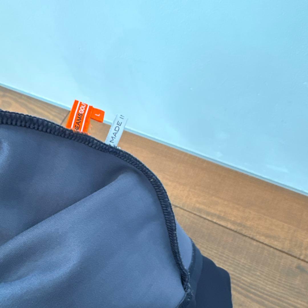 ビームスゴルフ　長袖　モックネック　厚手　ネイビー　L