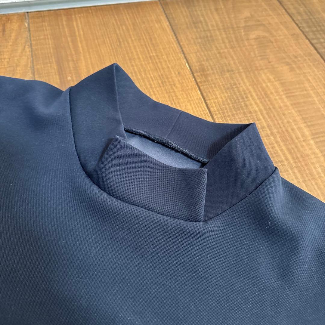 ビームスゴルフ　長袖　モックネック　厚手　ネイビー　L