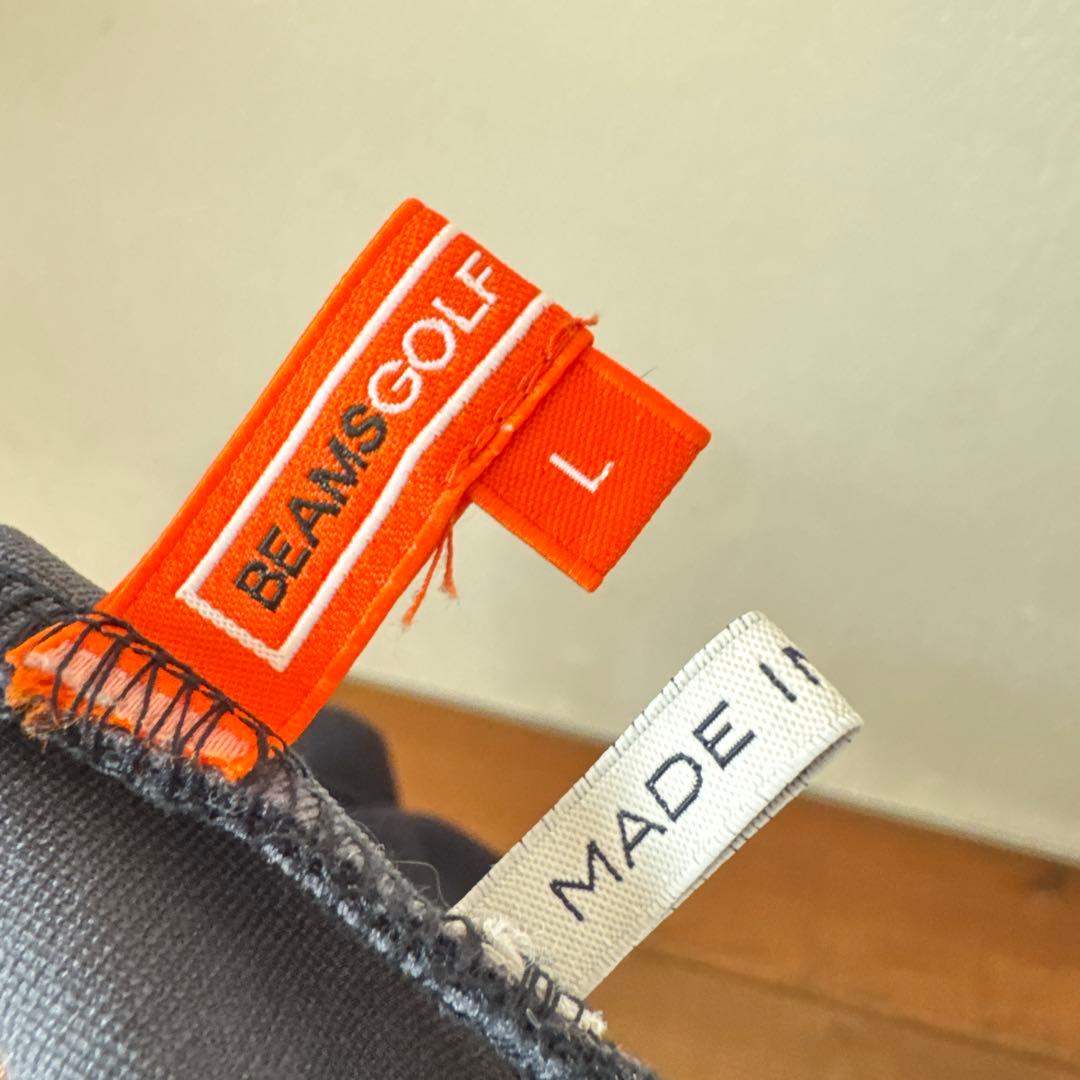 ビームスゴルフ　長袖　モックネック　厚手　ネイビー　L