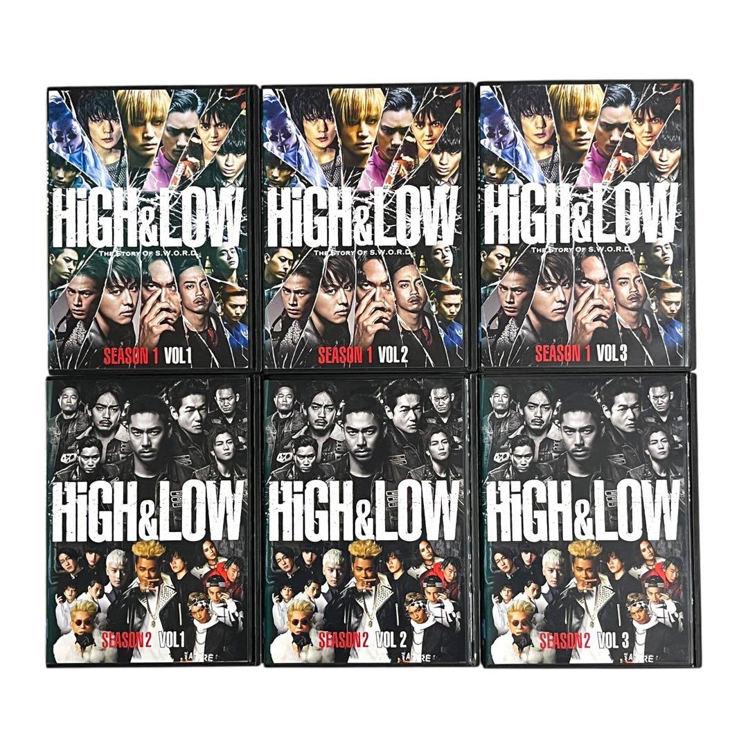 新品ケース 「HiGH&LOW」シリーズ 全18巻 岩田剛典 鈴木伸之 DVD