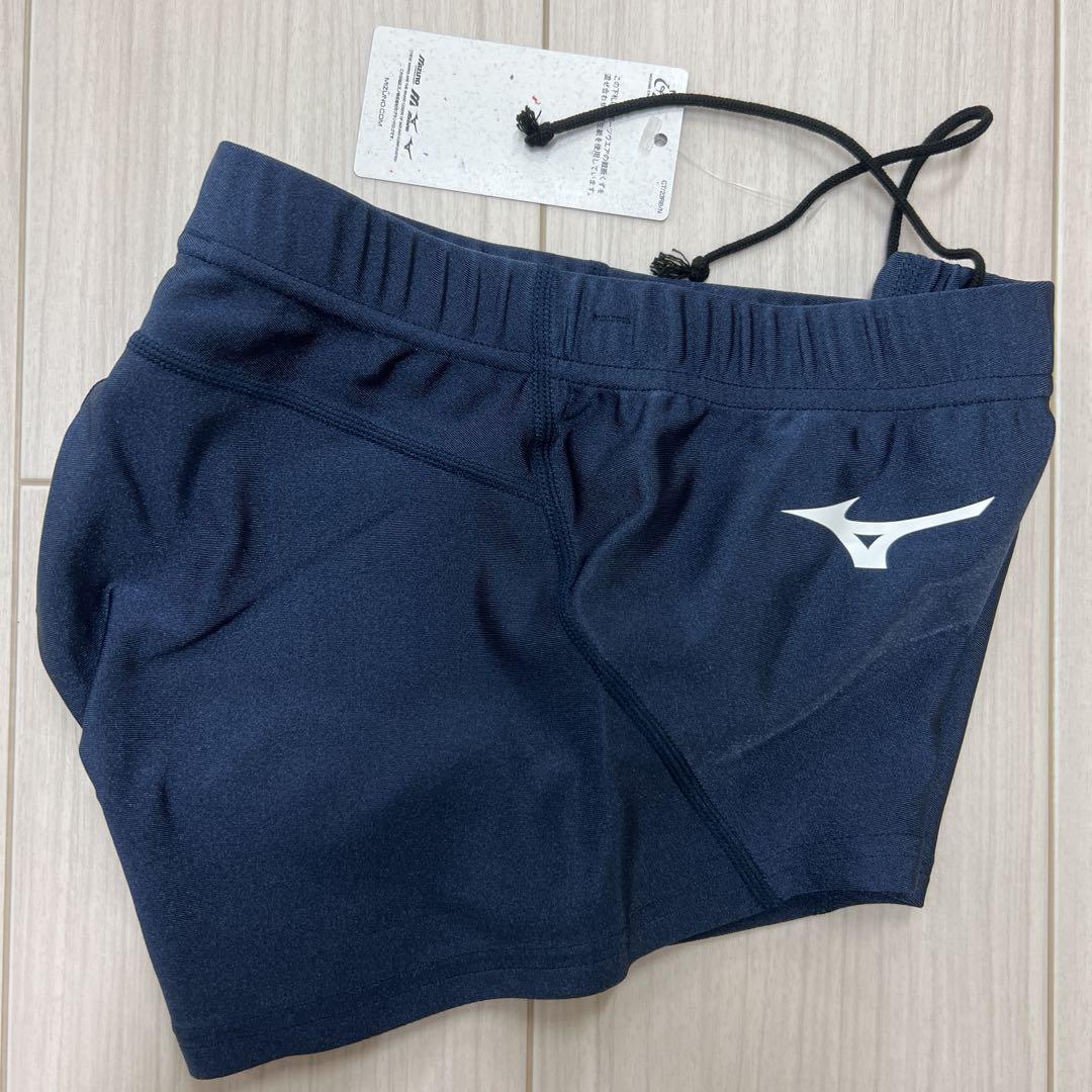 ミズノ　女子陸上ショーツ(スパッツ型)　ネイビー単色　XLサイズ　新品