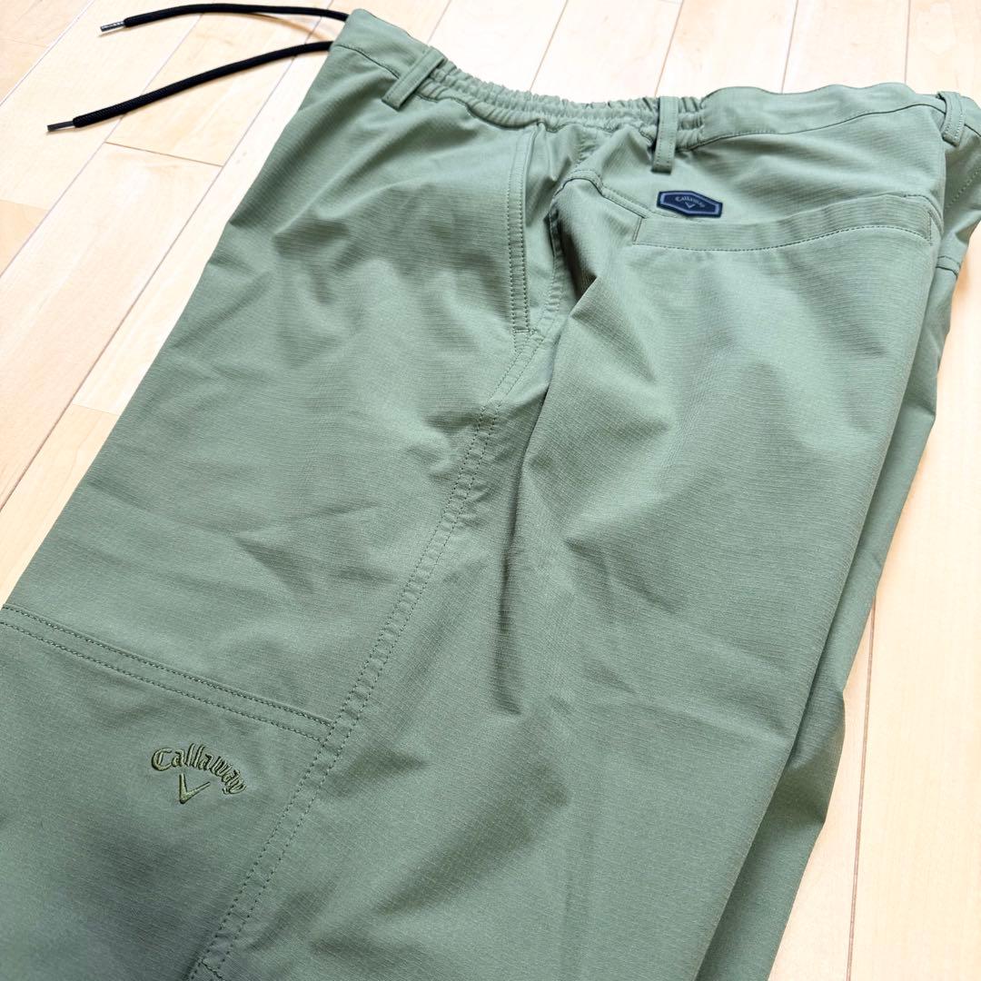 【極美品】キャロウェイ パンツ 8WAY ストレッチ オリーブ LL 撥水性
