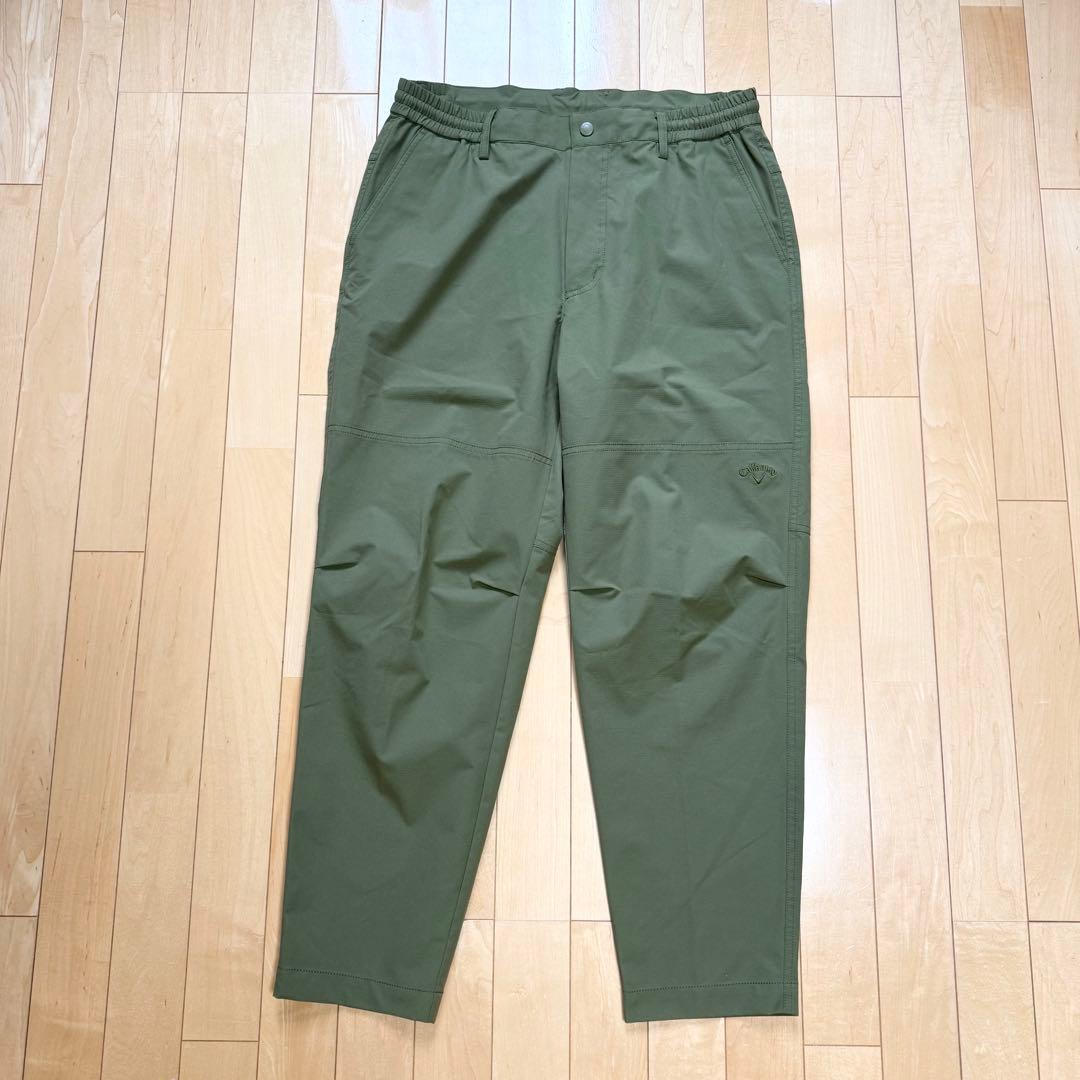 【極美品】キャロウェイ パンツ 8WAY ストレッチ オリーブ LL 撥水性