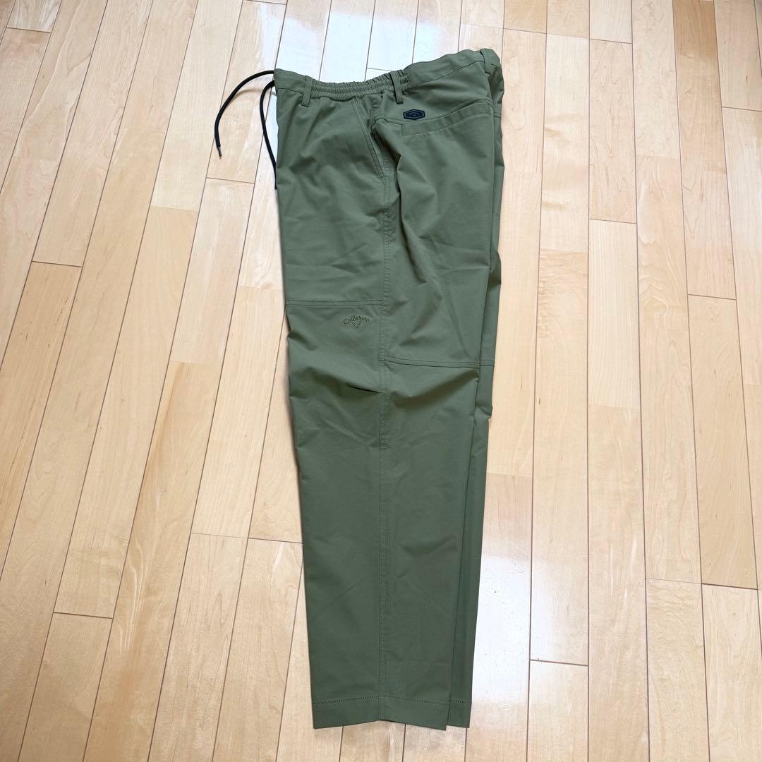 【極美品】キャロウェイ パンツ 8WAY ストレッチ オリーブ LL 撥水性