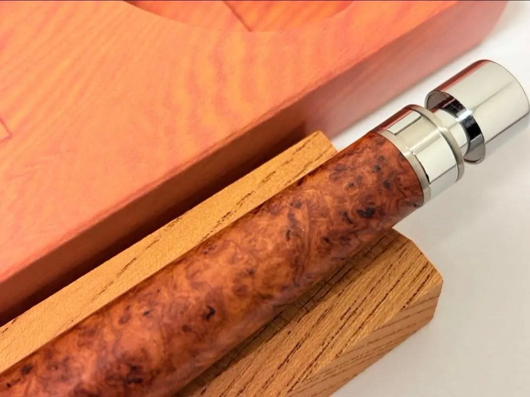 【新品未使用】工房楔 花梨こぶ杢 グラッソ 多機能ペン