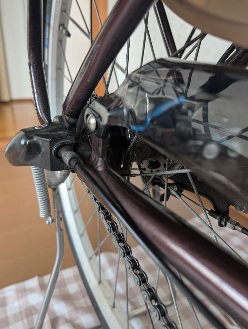 ブリヂストン アシスタ 26インチ LED 3段 充電器付き 茶色 ブラウン