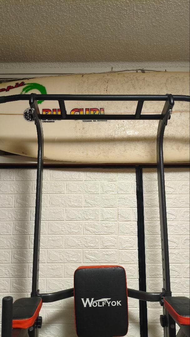 栄*乱様 WOLFYOK ぶら下がり健康器 背もたれ付き 180kg