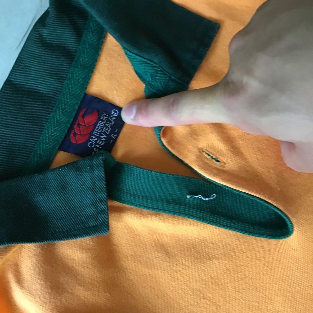 Canterbury カンタベリー　ラガーシャツ　オレンジ　ポロシャツ