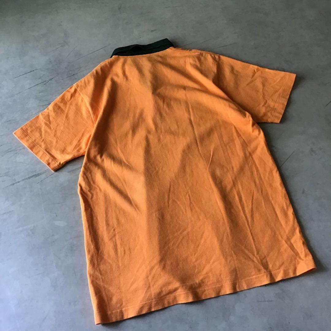 Canterbury カンタベリー　ラガーシャツ　オレンジ　ポロシャツ