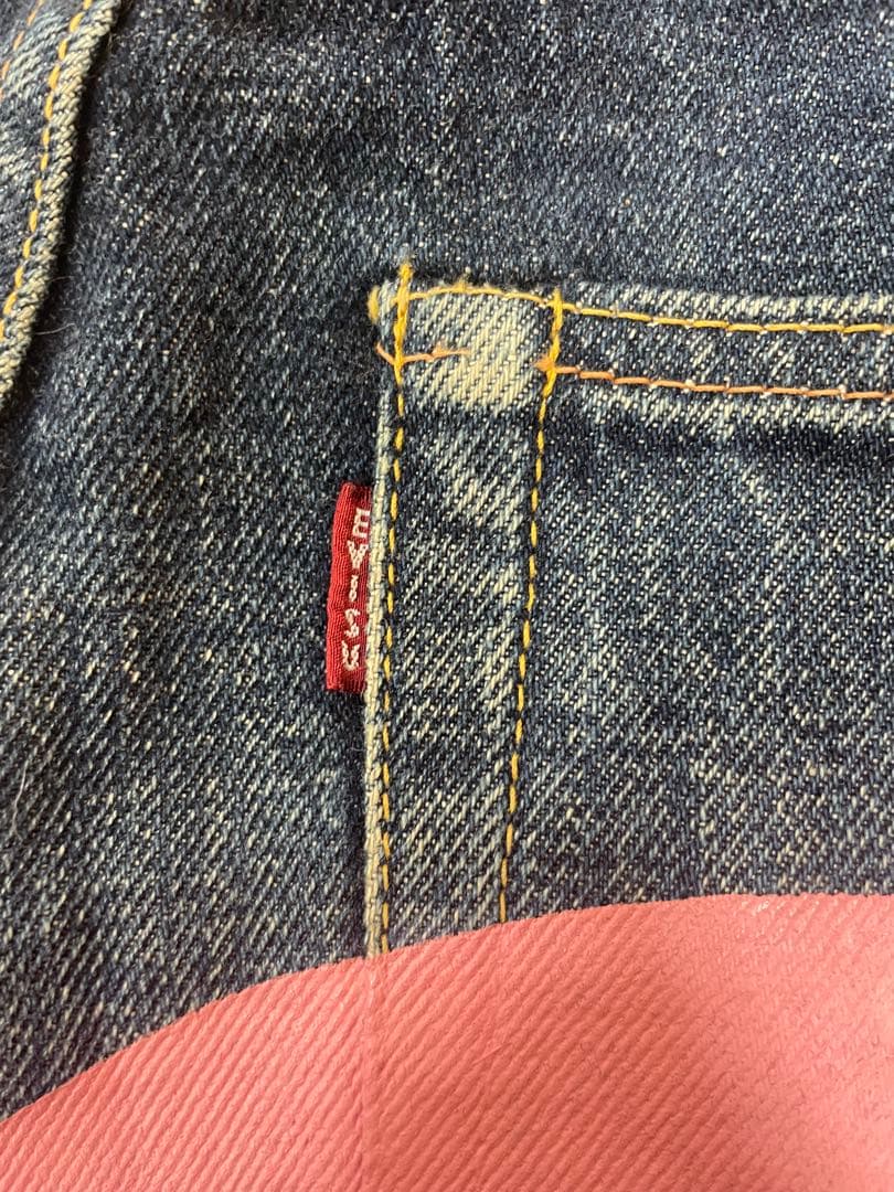 EVISU No.2 Lot.2001 W33×L35 ピンク大黒　ビッグカモメ