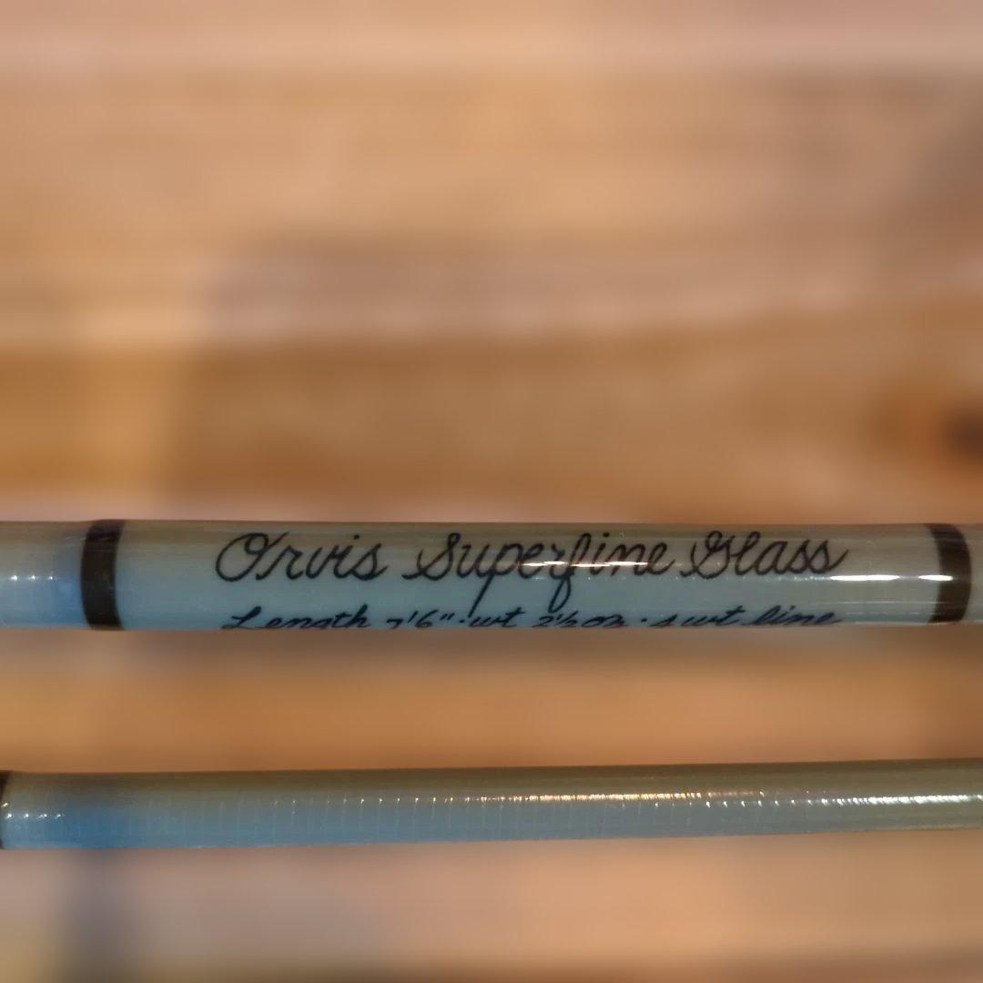 Orvis Superfine Glass 7'6\" フライロッド
