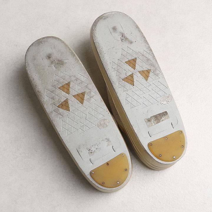 振袖用 草履バッグセット 　古典柄　帯生地　草履:24cm　S563