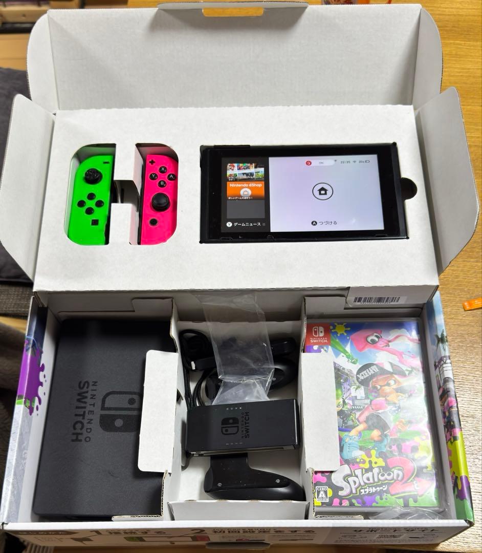 Nintendo Switch スプラトゥーン2エディション（ジャンク扱い）